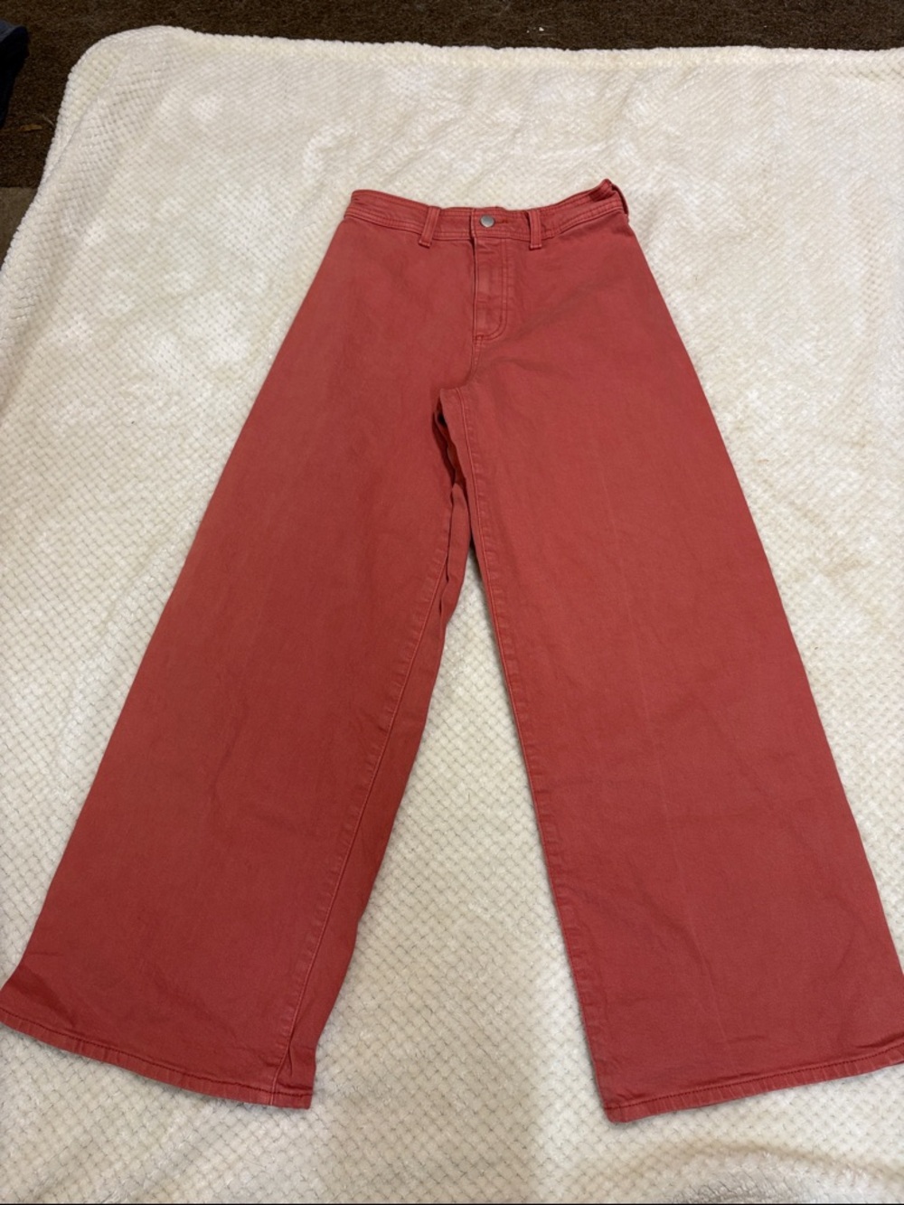 Universal Thread Rust-Orange Wide Leg Jeans